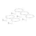 thumbnail image 1 of MesaSe Lot de 5 Support en Métal Organisateur Multifonctionnel, 1 of 7