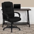 thumbnail image 2 of Scranton & Co Contemporary Fabric High Back Executive Office Chair in Black, 2 of 6
