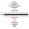 thumbnail image 4 of 6pcs Jig Saw Blade With T-axis Extra Length 180mm For Wood T744D, 4 of 8