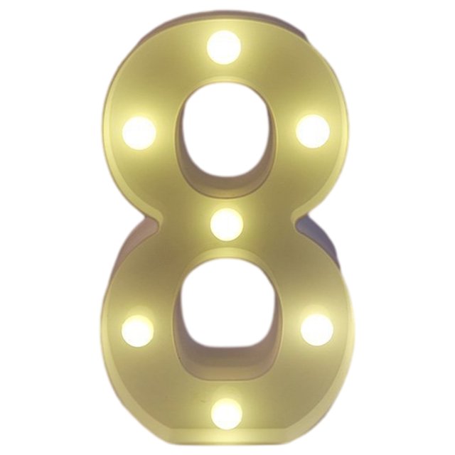 TopLLC Light Up Letters , LED Letters Lights Sign Alphabet And Number Big Lights Letter For Party Birthday Bar Battery Powered Christmas Decor Letter Lights on Clearance