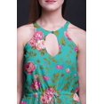 thumbnail image 3 of Bimba Robe Maxi Longue Sans Manches à Imprimé Floral pour Femmes avec Fentes Latérales Tenue d'Été-Moyen, 3 of 6