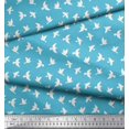 thumbnail image 2 of Soimoi Poly Georgette Fabric Artistic Bird Printed Craft Fabric by The Yard 42 Inch Wide, 2 of 3