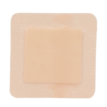 Silicone Foam Dressing, Foam Wound Dressing Pads Soft Silicone Prevent Secondary Damage With Border Adhesive Waterproof For Wound Care 10 X 10cm