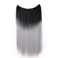 thumbnail image 2 of Extensions de Cheveux Invisibles Fil Miracle Secret Postiches Soyeux Lisse Bouclé Synthétique, 2 of 6