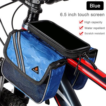 Boovnll Bicycle Accessories, West Biking Bicycle Front Bag Reflective Bag Mobile Phone Bag Riding Outdoor, Bike Accessories for Adult Bikes, Mountain Bike Accessories, Bike Accessories