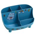 thumbnail image 1 of 1 Set Pen Holder 6 Grids Waterproof Dust-proof Anti-deformed Strong Load Bearing Rounded Corners Desktop Pen Organizer Home Supply, 1 of 8