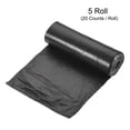 thumbnail image 3 of Uxcell Small Trash Bags Garbage Waste Basket Liners for Kitchen Office Bathroom Black, 3 of 5
