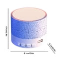 thumbnail image 3 of Birdeem Small Crack Bluetooth Speaker Outdoor Portable Subwoofer Wireless Small Speaker Home Desktop Luminous Mini Speaker, 3 of 12