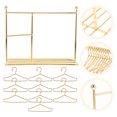 thumbnail image 3 of Miangastore 1 Set of Mini Clothes Hanger Display Mini House Dress Rack Miniature Furniture Ornament, 3 of 8