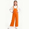 thumbnail image 4 of Children's Solid Color Pocket Jumpsuit, Mid Size Casual Overalls for Adults, Comfortable and Versatile, 4 of 8
