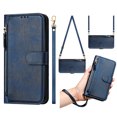 thumbnail image 3 of iPhone 15 Plus Case ,Zipper Handbag Wallet Leather Cover with Crossbody Detachable Lanyard Strap, 3 of 5