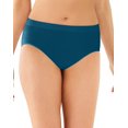 thumbnail image 1 of Bali Womens One Smooth U All-Around Smoothing Hi-Cut Panty, 6, Blue Oasis, 1 of 1