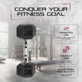 thumbnail image 3 of Signature Fitness Hex Dumbbells Strength Training Workout Equipment Set, 10 lbs, 3 of 8