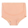 thumbnail image 3 of High Waist Maternity Underwear with Bump Support Soft Breathable Ribbed Stretch Adjustable Lace Trim Comfortable Seamless Postpartum Belly Band for Pregnancy, 3 of 7