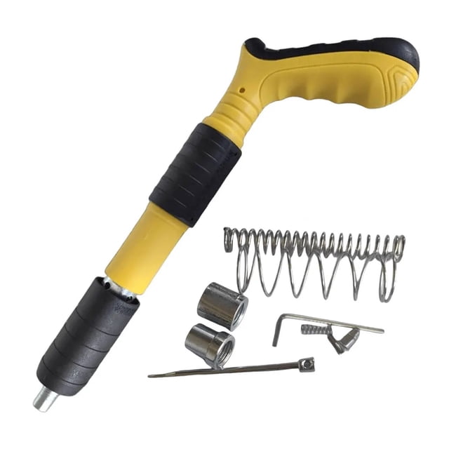 Pistolet à Ongles Manuel Mini, Fixation Murale, Pistolet à Ongles en Acier, Outils de Pistolet à Rivets pour Usinage en Métal, Fixation Murale Réglable, Pistolet à Ongles Haute Pression, Ajustable