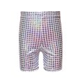 thumbnail image 1 of Youth Stylish Clothes Loose Ripped Sweatpants Block Three Point Shorts Sequin Children Adult Dance Pants Practice Shorts Attend Shows And Events, 1 of 4