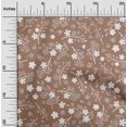 thumbnail image 2 of oneOone Polyester Spandex Brown Fabric Asian Floral Fabric For Sewing Printed Craft Fabric By The Yard 56 Inch Wide, 2 of 4