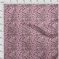 thumbnail image 3 of oneOone Georgette Viscose Fabric Leopard Animal Skin Print Sewing Fabric BTY 42 Inch Wide, 3 of 4