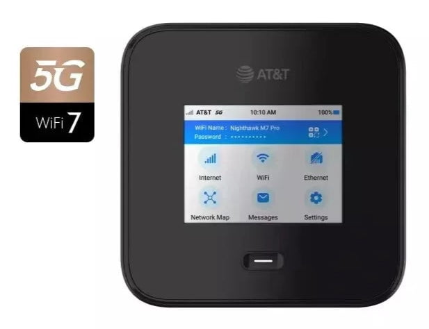 NETGEAR - Nighthawk M7 Pro WIFI 7 Mobile Hotspot - Black Unlocked