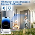 thumbnail image 2 of VEAT00L Doorbell Camera Wireless, 1080P Video Doorbell, 2-Way Audio, Instant Alert,PIR Motion Detection,Night Vision, 2 of 10