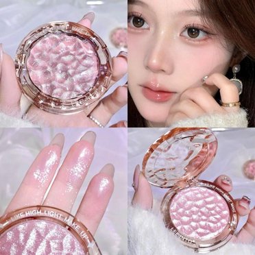 Powder Highlight High Gloss Powder Gloss Glitter Highlight Contour Palette O8M7