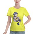 thumbnail image 1 of T-Shirt Basique à Manches Courtes pour Femmes Naruto Hinata, 1 of 6