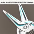 thumbnail image 4 of Kitchen Scissors Multi Functional Stainless Steel 25.8 cm with Self Retracting Spring and Ergonomic Plastic Handle, 4 of 5