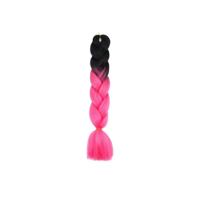 serony Gradient Color Women Braid Hair Large Braiding Hair Wigs High Temperature Fiber Synthetic Hair Extensions