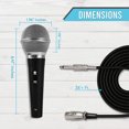 thumbnail image 2 of PDMICKT34 Pyle kit de Microphones à Main Dynamique Professionnel, Noir, 2 of 6