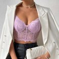 thumbnail image 4 of Birdeem Débardeurs Sans Manches Aguichant en Dentelle Transparente pour Femmes, Camisoles, Bretelles Fines, Gaines, 4 of 7