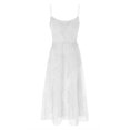 thumbnail image 5 of Ketyyh-chn99 Robe Femme Robe de Cocktail Femme Élégante à Manches Évasées Robe de Soirée Robe Formelle Grande Taille Blanc,TG, 5 of 5