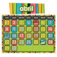 thumbnail image 1 of Carson Dellosa Cd-110214 Stylin Stripes Espagnol Calendrier, 1 of 1