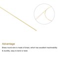 thumbnail image 3 of Unique Bargains 0.15mm x 300mm,Brass Round Wire,Assorted Half Hard Wire for Jewelry Making,10Pack, 3 of 5