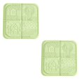thumbnail image 1 of Lick Mat for Dogs 2-Pack, Slow Feeder Puzzle for Anxiety Relief & Boredom with Strong Suction Cups, 1 of 6
