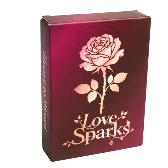 Hearth & Gear Jeu de Cartes de la Saint-Valentin pour Couples, Fête Interactive, Soirée Jeux en Famille avec Questions et Table de Jeu et Chaises, Charades pour Enfants, Jeu Aérobique, Éviter le Jeu, Anniversaire Signé et
