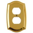 thumbnail image 1 of Atron Electro Industries Colonial Brass Duplex Wall Plate, 1 of 1