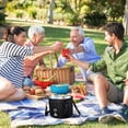 thumbnail image 2 of Outdoor Folding Bucket, Portable Outdoor Camping, Picnic, Fishing Bucket, Live Fish Multifunctional Soaking Bucket, Water Bucket, 2 of 9