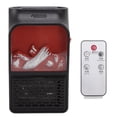 thumbnail image 2 of Flame Heater Mini, Flame Heater Mini 1000W PTC Ceramic Fast Heating Silent Portable Fireplace Heater With Fireproof Frosted Casing For Home, 2 of 8