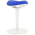 thumbnail image 1 of HOMCOM Mesh Ergonomic Wobble Stool for Standing Desks, with Rocking, Blue, 1 of 10