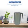 thumbnail image 2 of Miangastore 1Pc 2500ML Plastic Beverage Kettle Heat Resistant Cold Water Jug Juice Pitcher with Handle(Black), 2 of 8