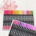 thumbnail image 3 of 12 Colors Dual Tip Brush Pens Art Markers Set Fine & Brush Tip Pen for, 3 of 8