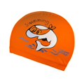 thumbnail image 1 of XASZHN Bonnet de Bain en PU pour Enfants avec Dessins Animés et Bonnet de Bain en Similicuir Confortable pour Garçons et Filles Bleu Foncé Taille Unique, 1 of 2