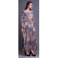 thumbnail image 3 of Bimba Kaftan de Plage Floral, Paréo de Bikini, Robe Maxi pour Femmes, Long Caftan-S-L, 3 of 5