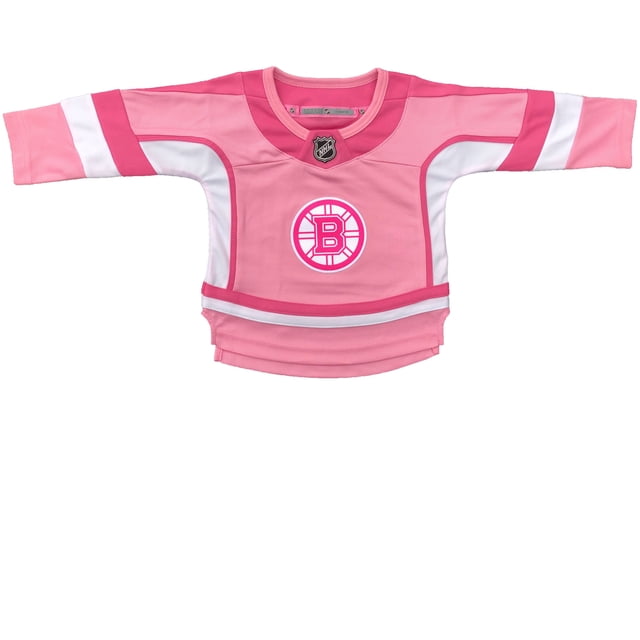 Outerstuff Infant Girls Boston Bruins Pink Fashion Jersey