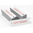 thumbnail image 2 of Inkdotpot Rose Gold Foil Paper Hang Tags Happy Holiday Favor Tags 50 Pieces, 2 of 6