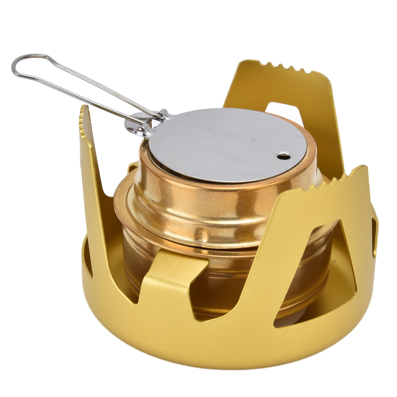 ANGGREK Réchaud de Camping, Petit Brûleur de Camping pour l'Extérieur pour la Randonnée Sac au Dos pour le Camping