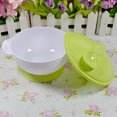 thumbnail image 4 of Suction Baby Bowls with Spoon Toddler Kids Spill Proof Solid Feeding Set(Green), 4 of 4
