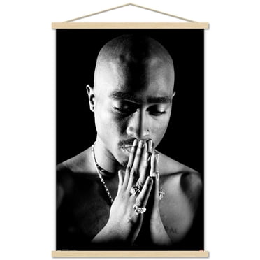 Tupac - Praying Wall Poster, 14.725" x 22.375"