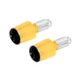 thumbnail image 4 of fastboy 2pcs Easy To Install Motorcycle Grips Bike S Handling And Aesthetics Materials yellow 5Set, 4 of 6