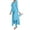 Bleu Ciel, variante sur Zhanying Ensembles en Tricot Deux Pièces Femme Automne Tendance Décontracté Robe Longue à Manches Longues Col Rond Haut Fendu en Tricot Côtelé Doux et Pantalon Gris G